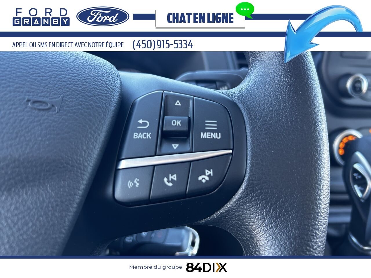Ford TRANSIT FOURGON TRONQUÉ 2024 Blanc Granby - photo #7