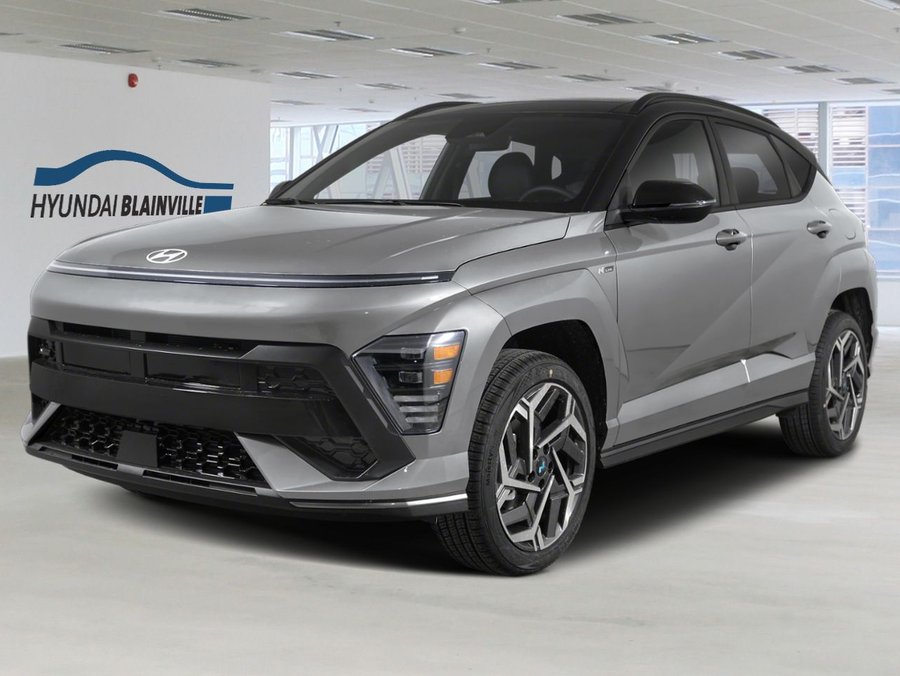 Hyundai Kona 2026 2026 Gris cybernétique avec toit Noir abyssal