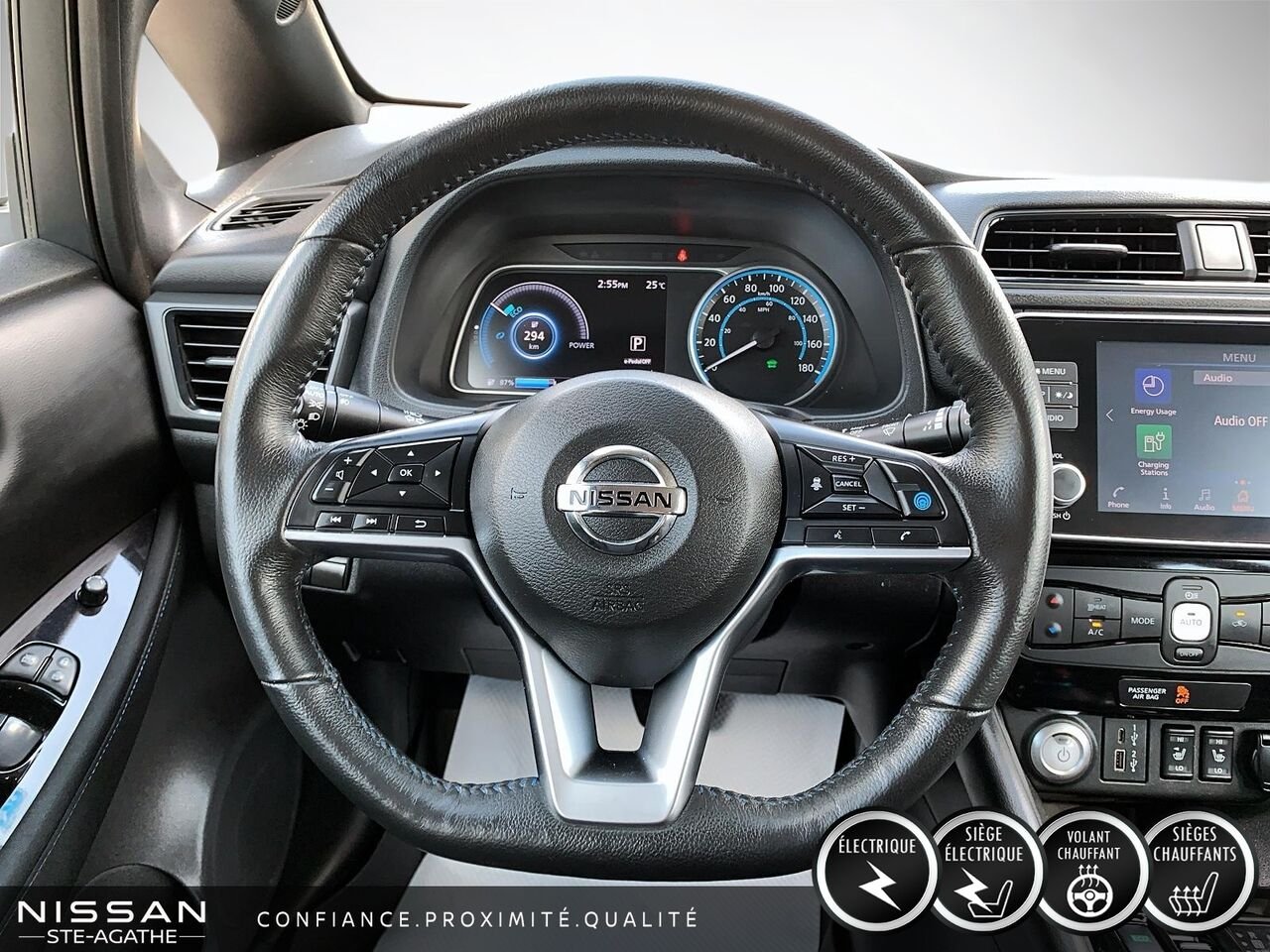 Nissan LEAF 2021 Blanc Saint-Jérôme - photo #10