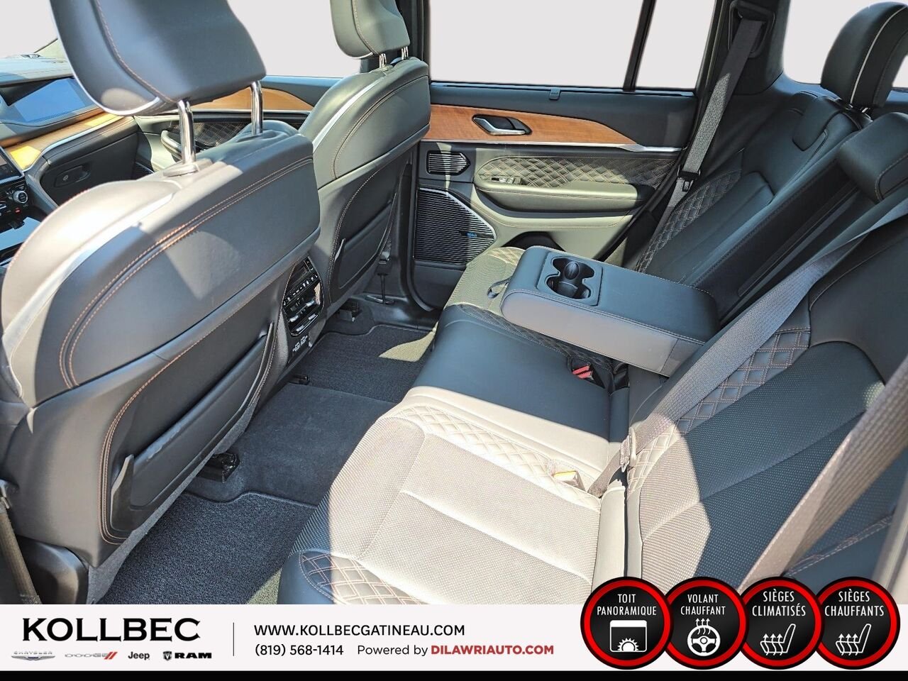 2023 JEEP GRAND CHEROKEE 26961 | Summit Reserve 4x4 Black Gatineau - photo #23
