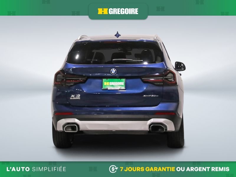 2023 BMW X3 Blue Saint-Eustache - photo #7