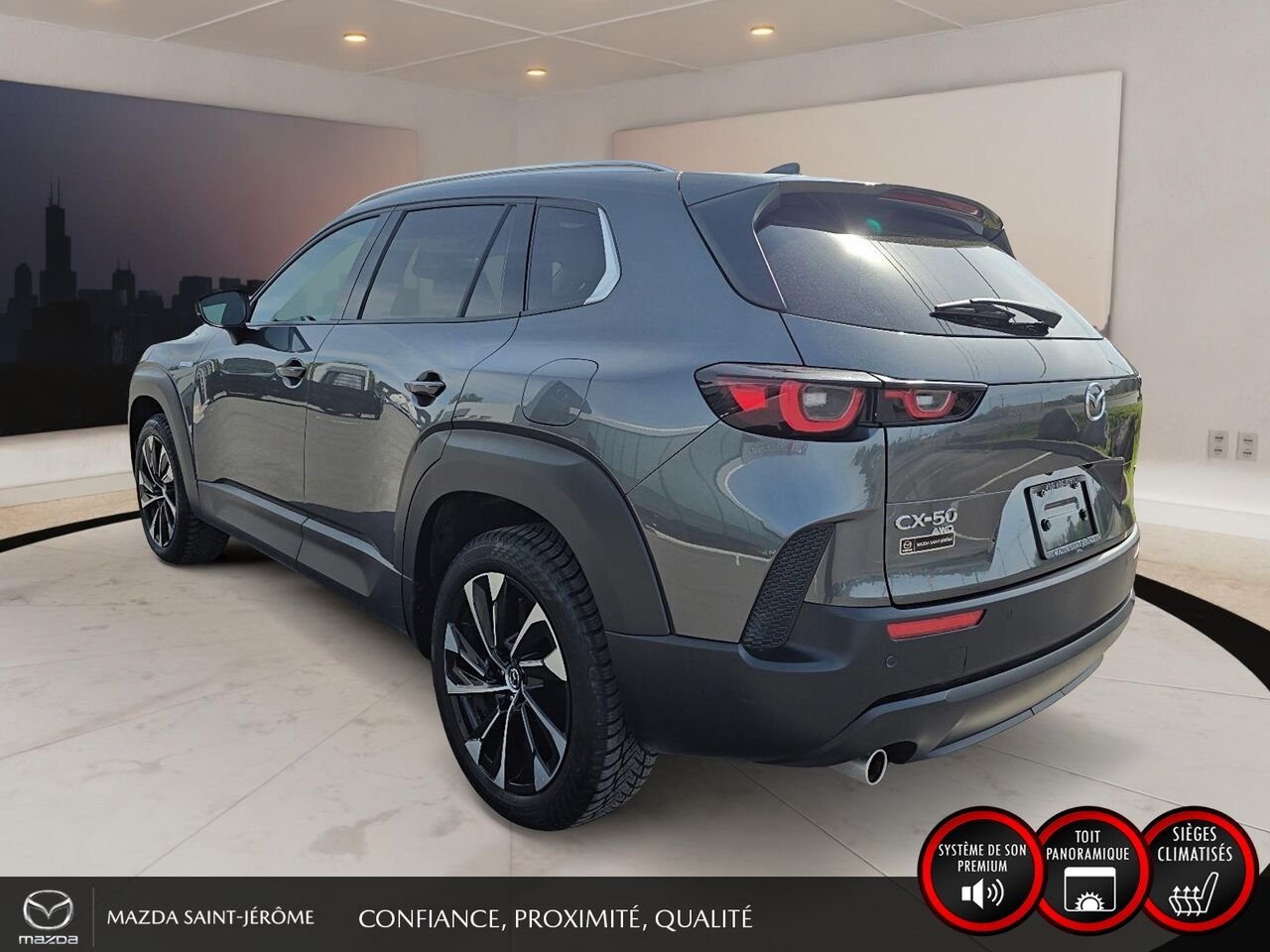 Mazda CX-50 hybride 2025 Gris Saint-Jérôme - photo #9