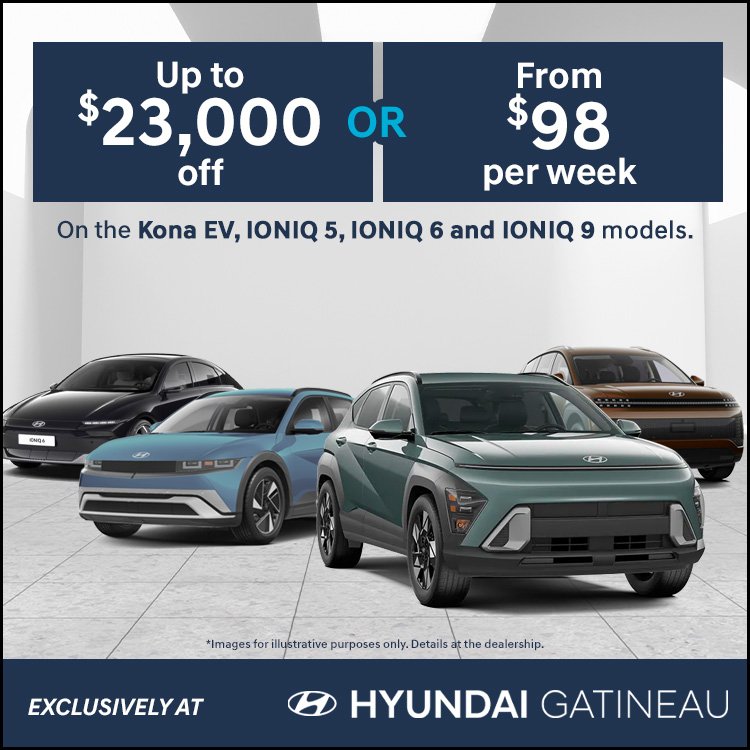 Hyundai gatineau promo avril Electriques EN