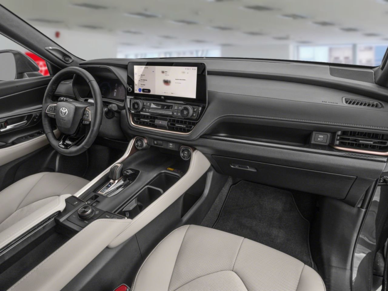 2024 Toyota Grand Highlander Hybrid Platinum AWD / Heated and Ventialted seats / Moonroof / Alloy wheels / CARPLAY AND ANDROID AUTO Black Mississauga - photo #3