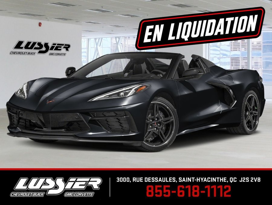Chevrolet Corvette Stingray cabriolet 2 portes avec 2LT 2025 NOIR