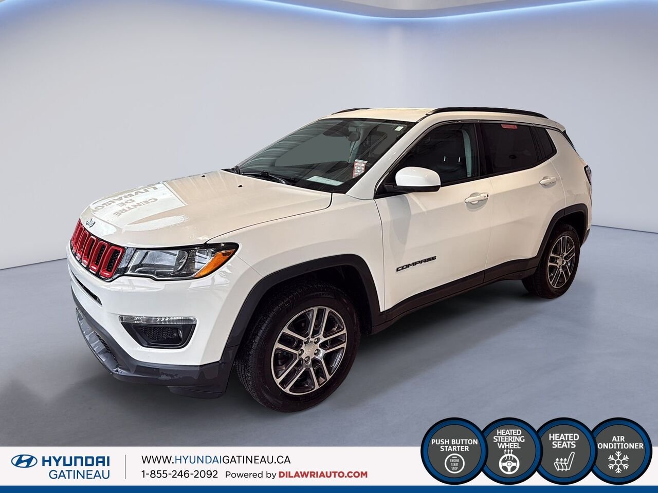 Jeep Compass 2018 Blanc Gatineau - photo #4