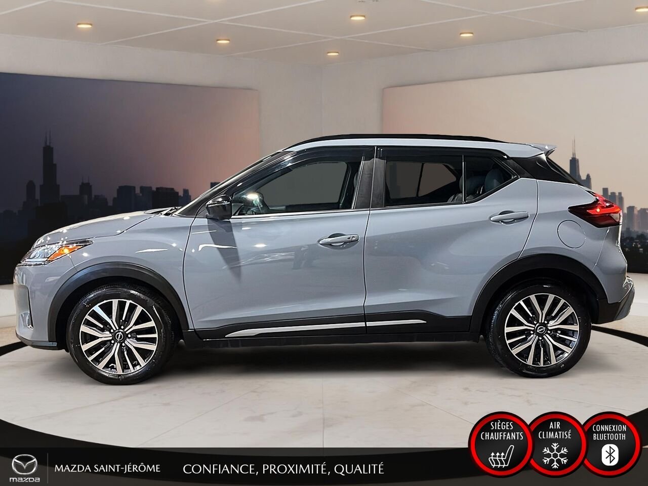 2023 Nissan Kicks SR | BOSE | CUIR | MAGS NOIR | Grey Saint-Jérôme - photo #10