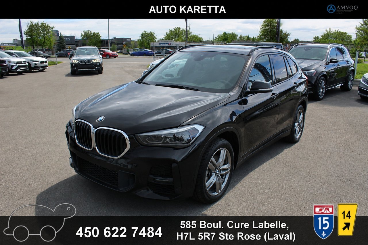 BMW X1 VIN: WBXJG9C02M5T13773 2021 Noir Sainte-Rose - photo #0