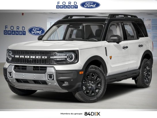 Ford Bronco Sport Badlands 4x4 2026 Blanc Oxford