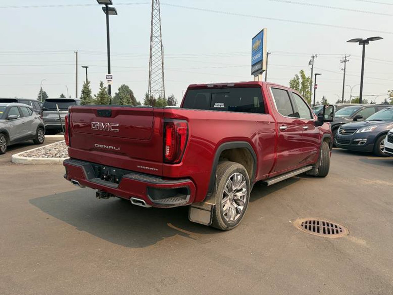 2024 GMC Sierra 1500 4WD Crew Cab 147 Denali Red Sherwood Park - photo #4