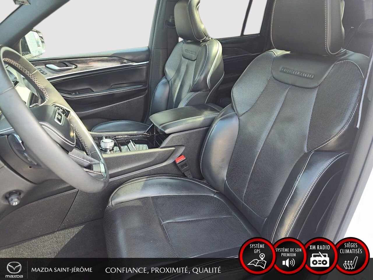 2023 Jeep Grand Cherokee Overland | TOIT PANORAMIQUE | CUIR | 4X4 | White Saint-Jérôme - photo #17