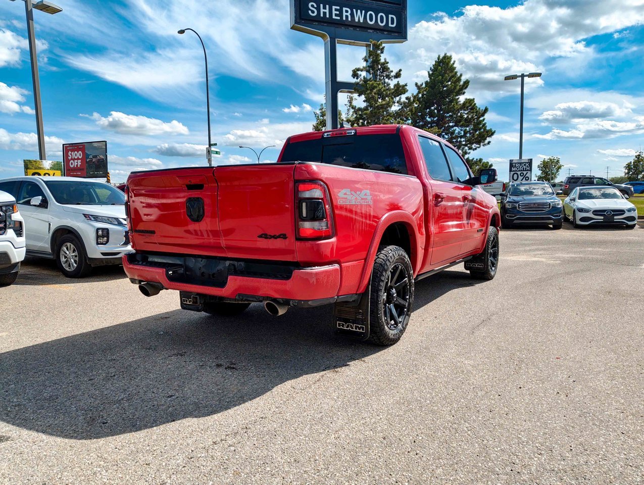 2020 Ram 1500 Laramie 4x4 Crew Cab 5'7 Box Red Sherwood Park - photo #5