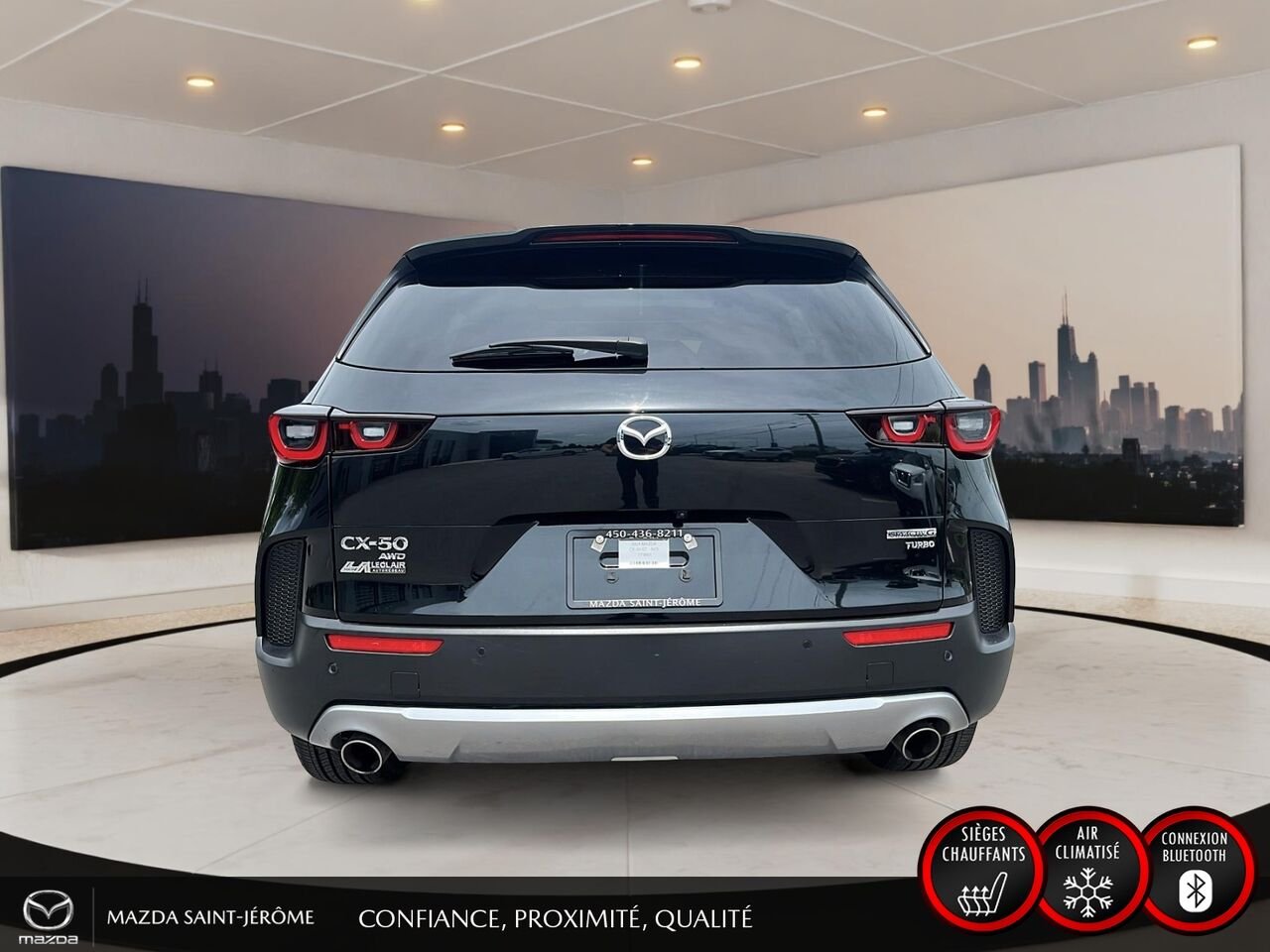 2024 Mazda CX-50 GT avec moteur turbo | TOIT PANORAMIQUE | CUIR | AWD | Black Saint-Jérôme - photo #6