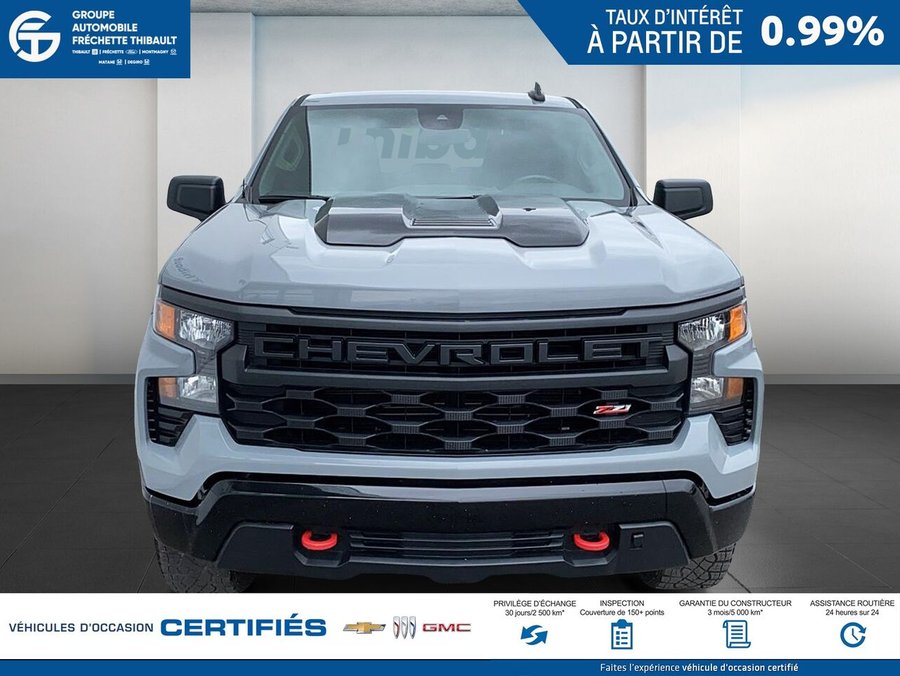 CHEVROLET SILVERADO Custom Trail Boss cabine multiplace 4RM 157 po 2024 Gris