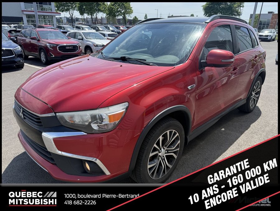 Mitsubishi RVR GT Awd, Entrée sans clef, Sièges chauffants 2016 Rouge