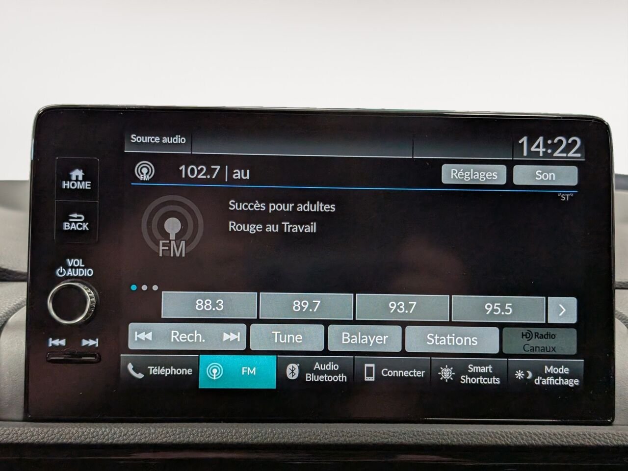 Honda CR-V EX-L/SIÈGES CHAUFFANTS/SIÈGES EN CUIR/TOIT OUVRANT/AC BIZONE 2023 Blanc Sherbrooke - photo #9