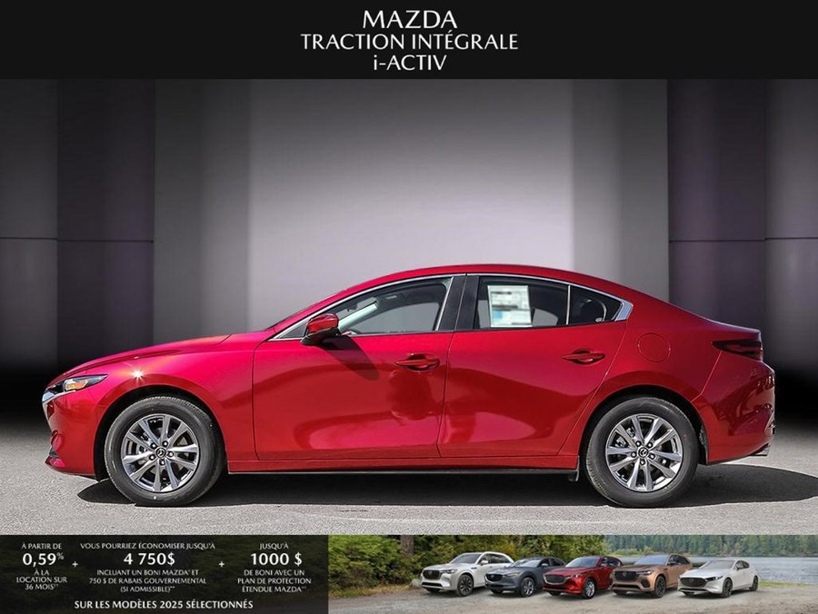 Mazda Mazda3 2025 2025 Rouge vibrant cristal métallisé