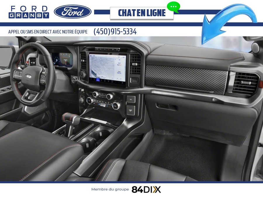 Ford F-150 Raptor SuperCrew 4RM caisse de 5,5 pi 2025 Vert abri