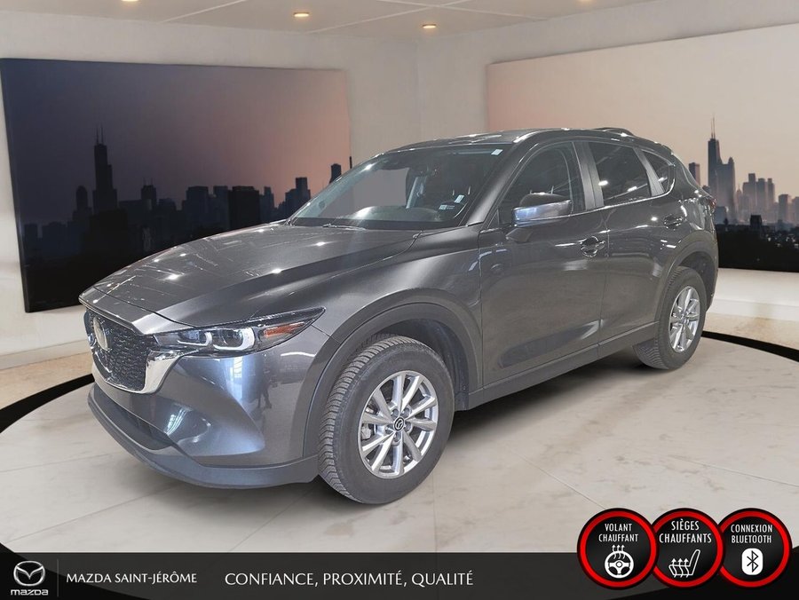 Mazda CX-5 GS | CUIR | AWD | MAGS | 2025 Gris