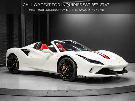 2022 Ferrari F8 Spider 2022 Bianco Avus