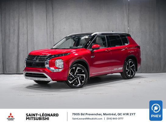 2025 Mitsubishi Outlander Plug-In Hybrid PHEV GT S-AWC SIEGES MASSAGE PANORAMIQUE GPS Red