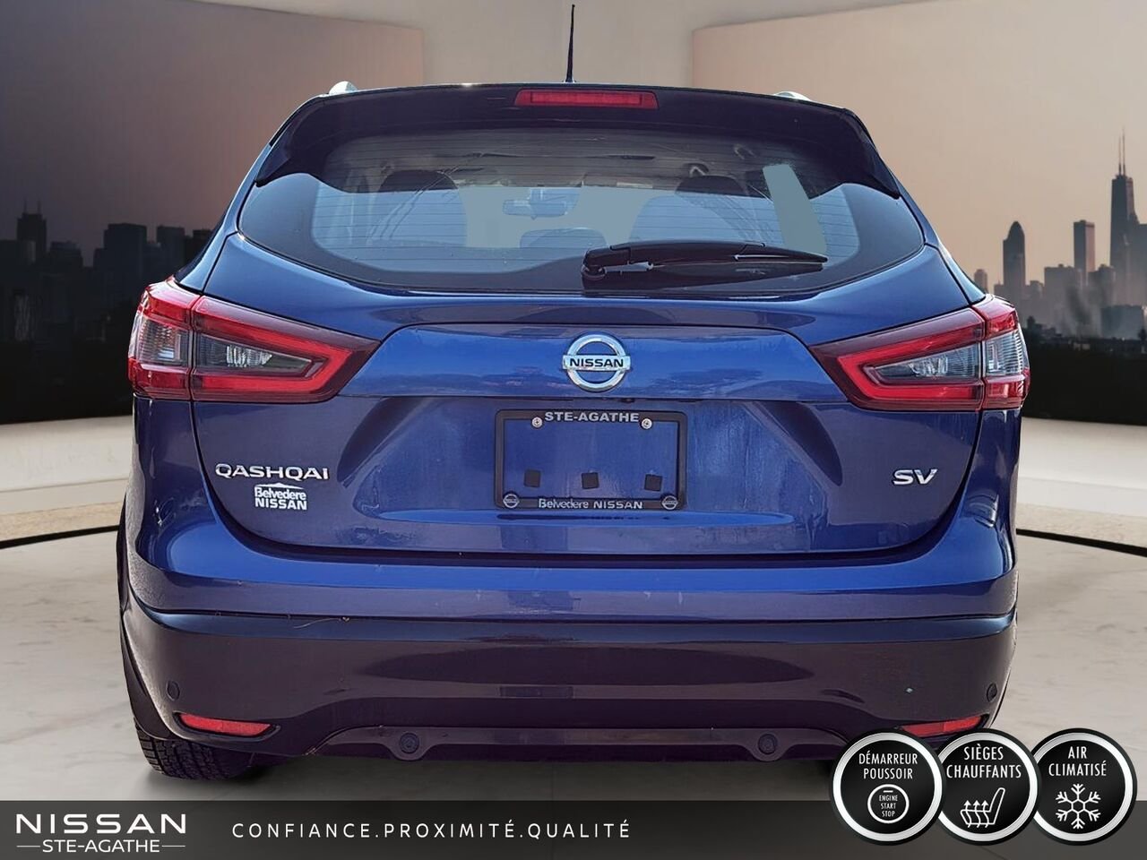 Nissan Qashqai 2021 Bleu Saint-Jérôme - photo #3