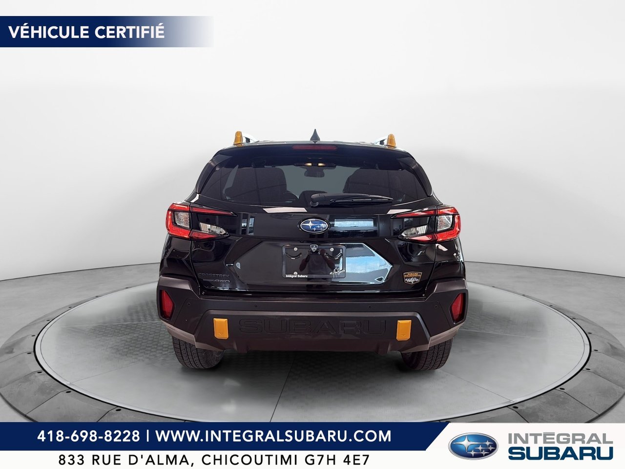 Subaru Crosstrek NIV 4S4GUHU62R3734372 2024 Noir Chicoutimi - photo #2