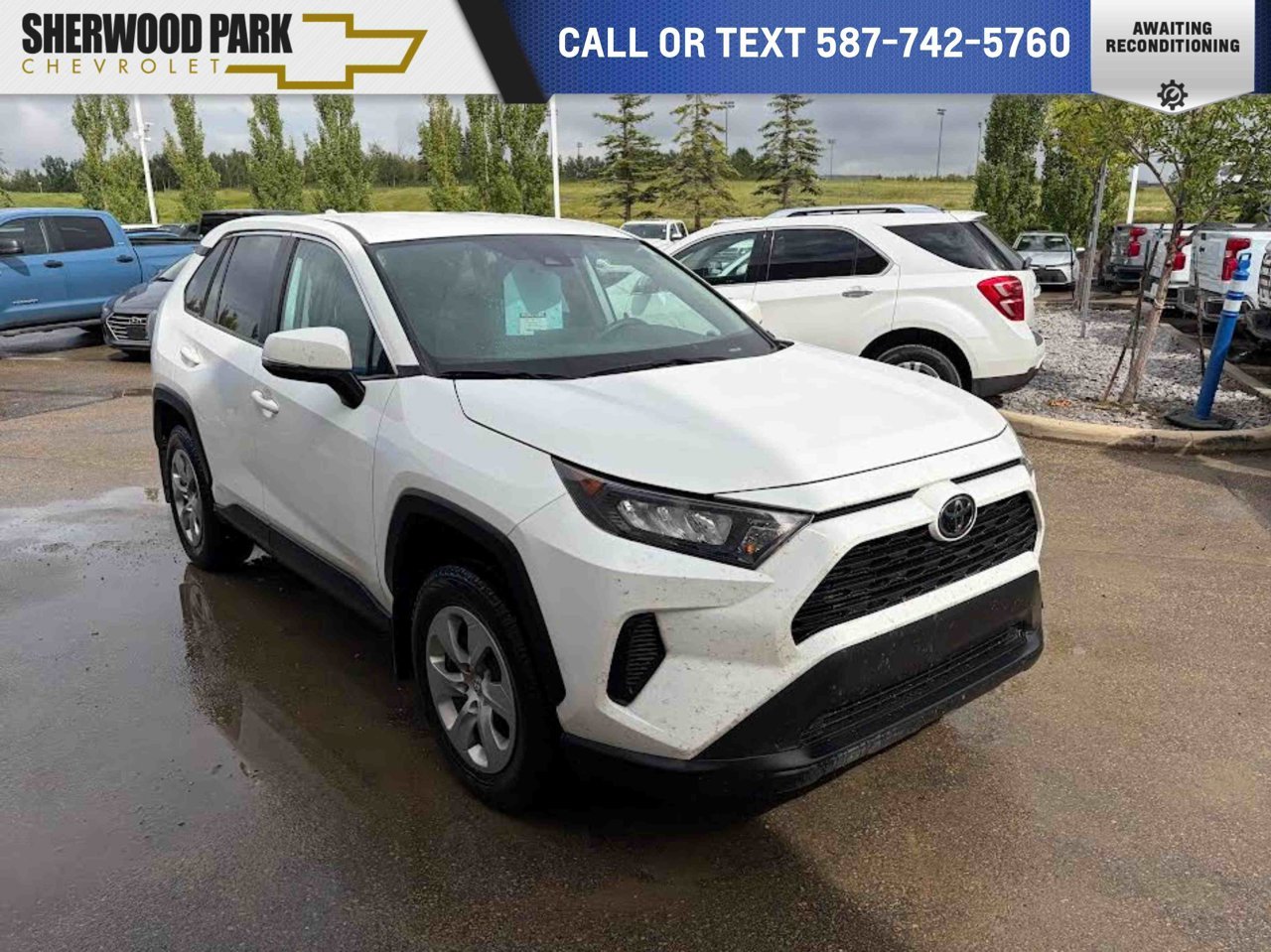 2023 Toyota RAV4 LE AWD White Sherwood Park - photo #0