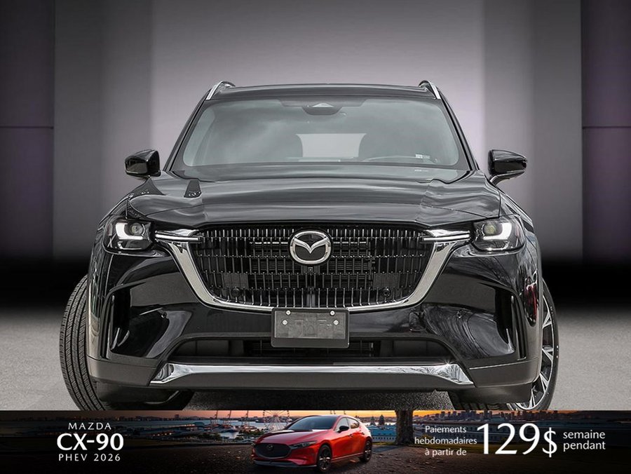Mazda CX-90 hybride rechargeable 2026 2026 Noir de jais mica