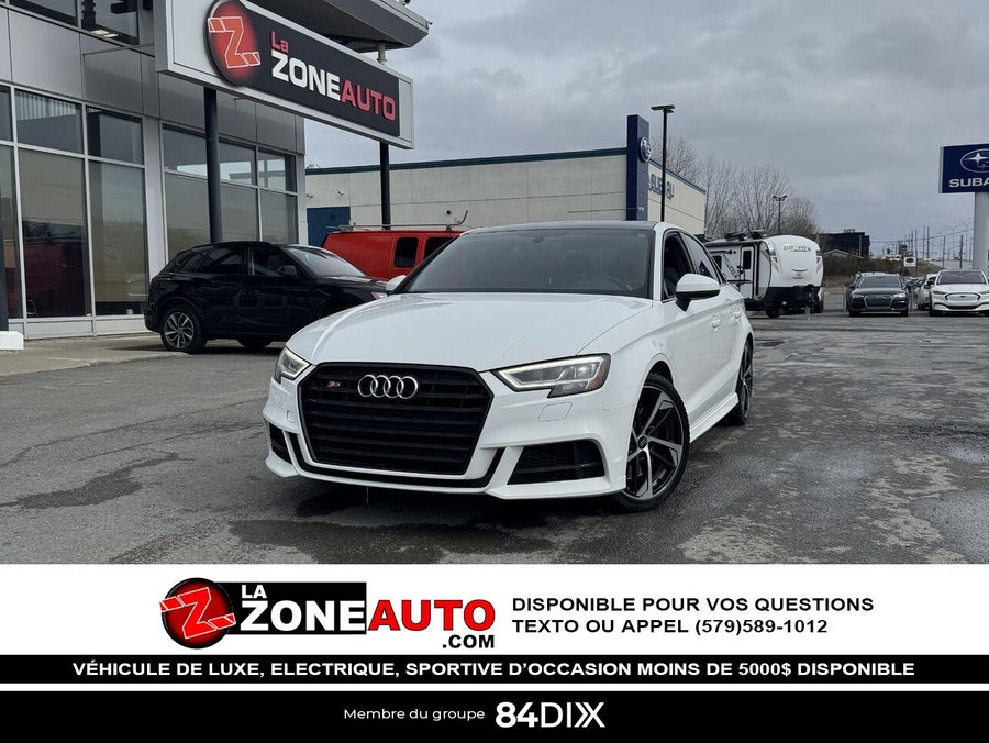 Audi S3 2019 2019 Blanc