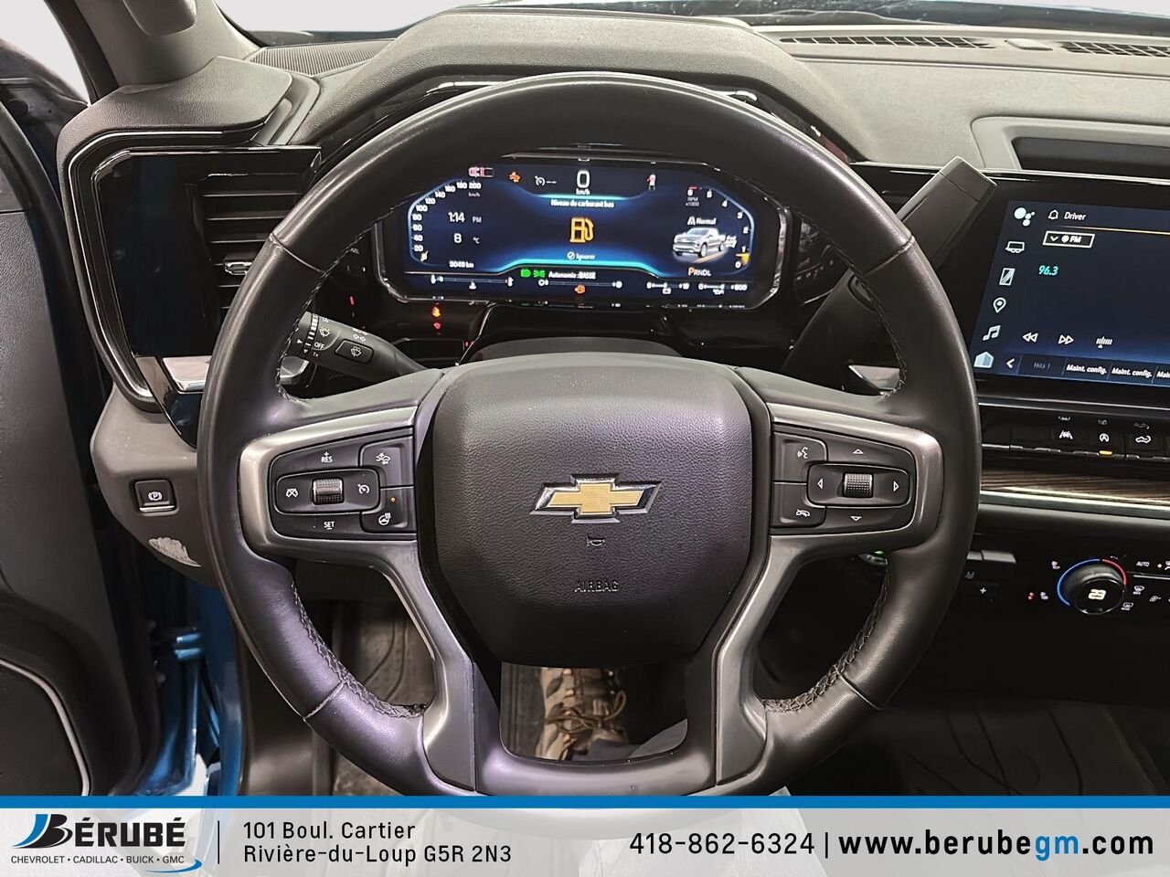 2024 CHEVROLET 1500 4RM, CAISSE COURTE, CAB. MULTIPLAC LT Blue Rivière-du-Loup - photo #10