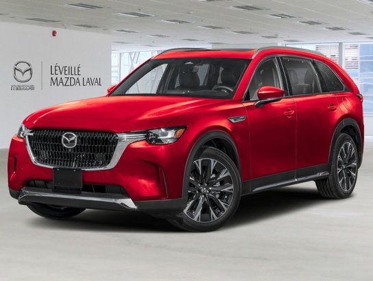Mazda CX-90 hybride rechargeable 2025 2025 Rouge vibrant cristal métallisé