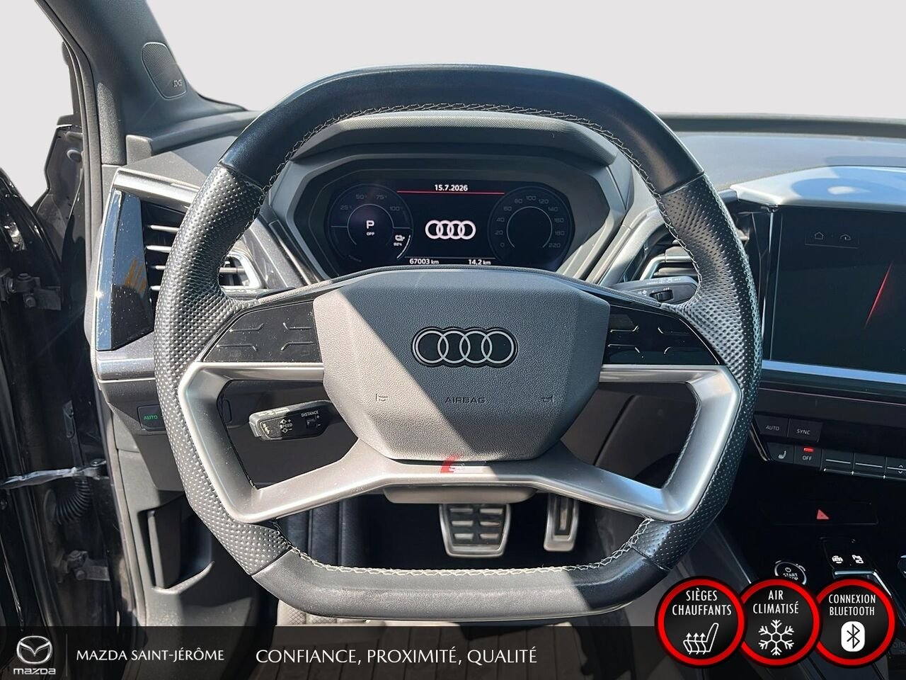 Audi Q4 e-tron 2024 Noir Saint-Jérôme - photo #13