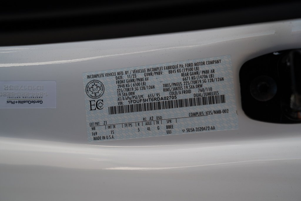 2024 Ford Super Duty F-550 DRW XL 4WD Reg Cab 169" WB White Kirkland - photo #3