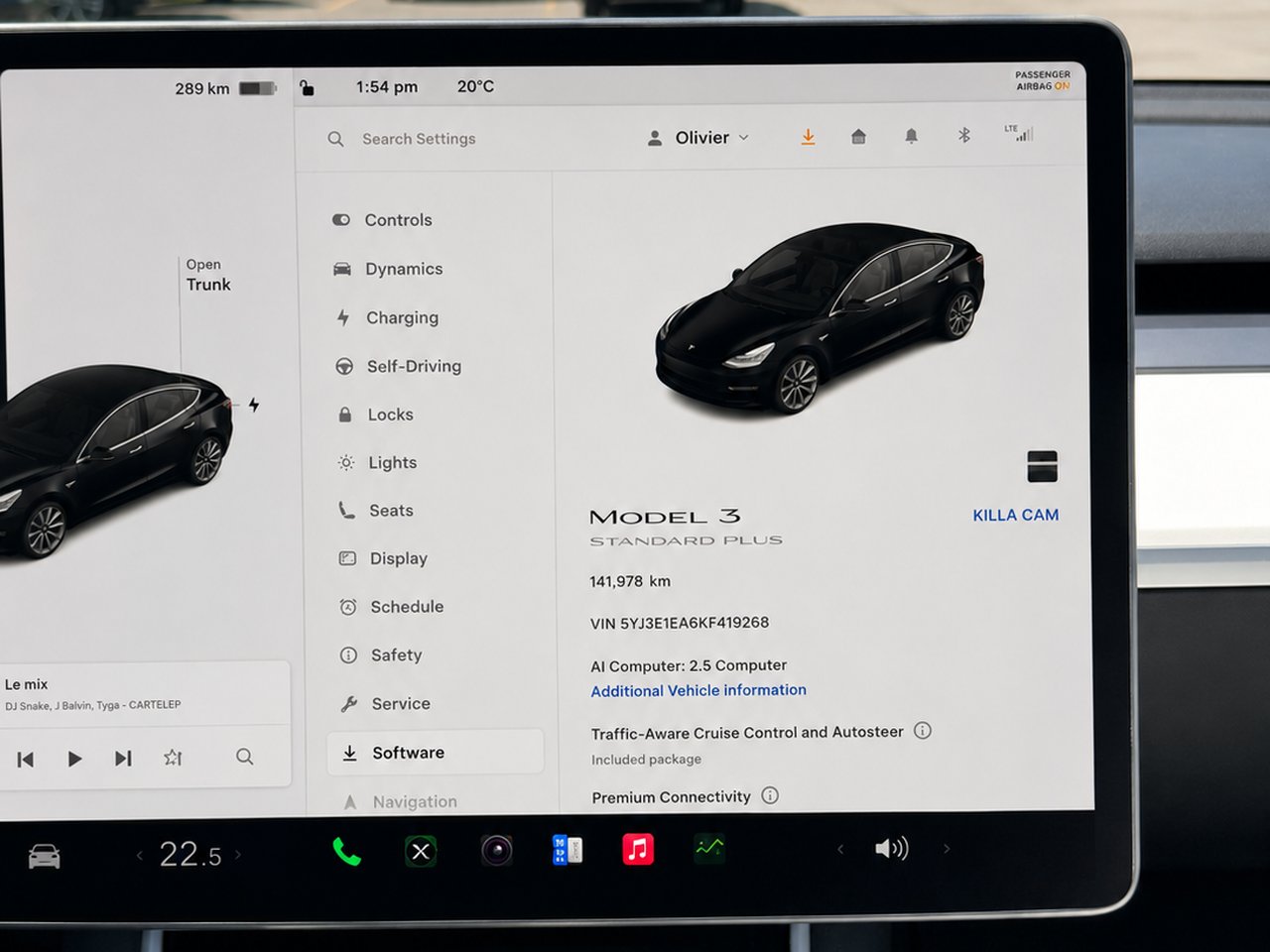 Tesla Model 3 2019 Noir Granby - photo #15