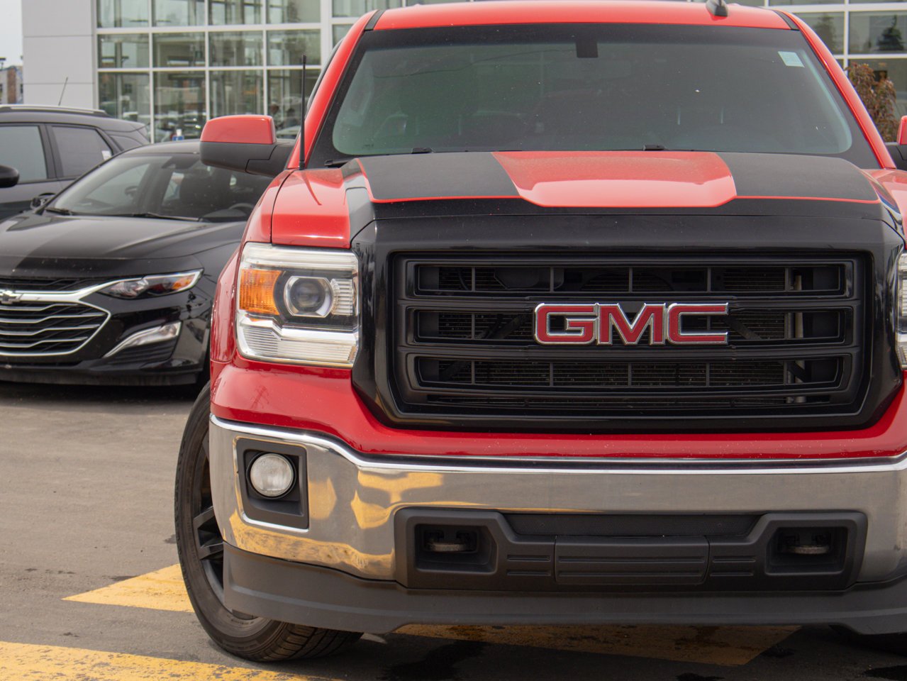 2015 GMC Sierra 1500 4WD Double Cab 143.5 SLE Red Sherwood Park - photo #4