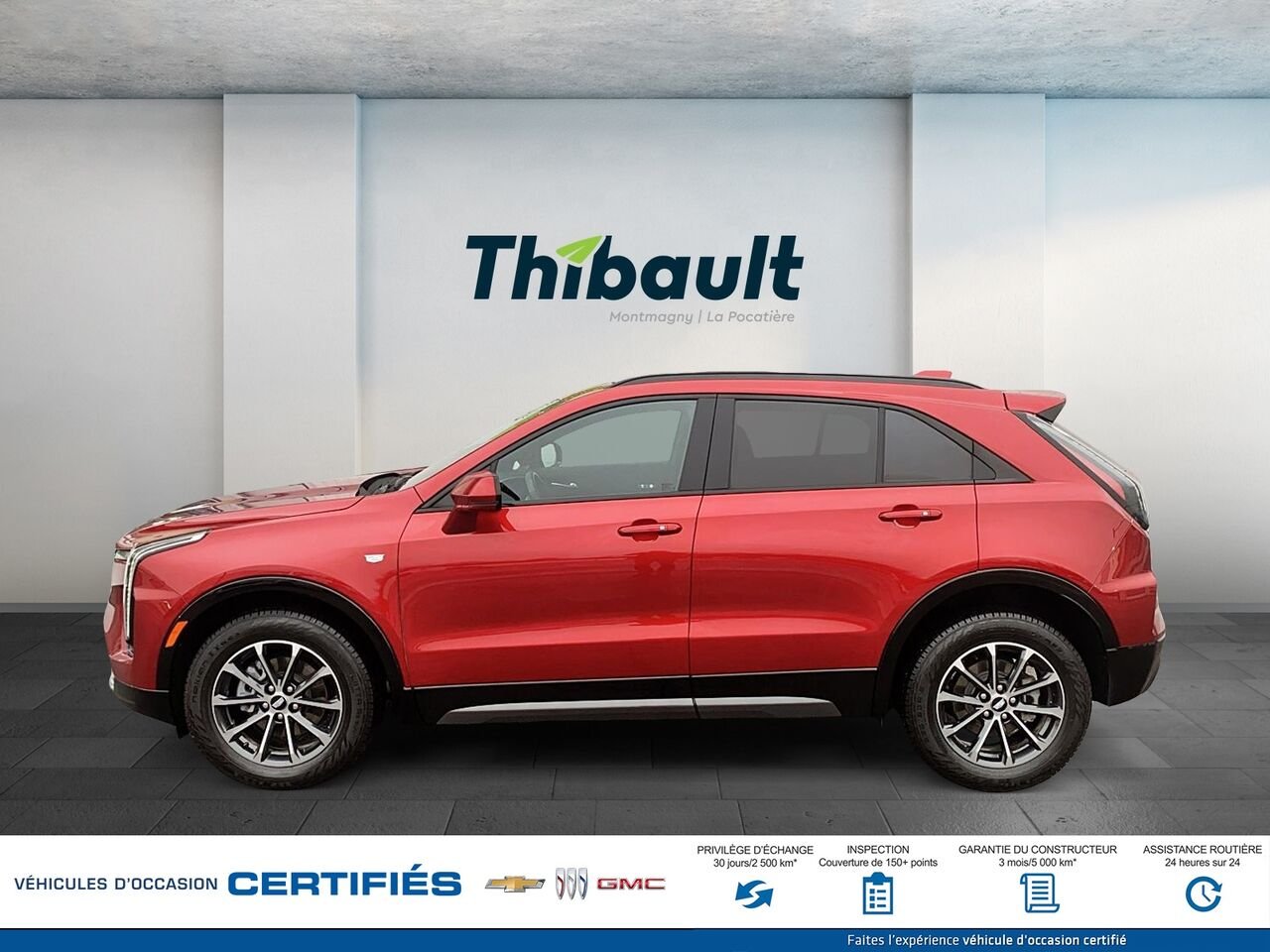CADILLAC XT4 SPORT Traction intégrale, 4 portes Sport 2024 Rouge Montmagny - photo #4
