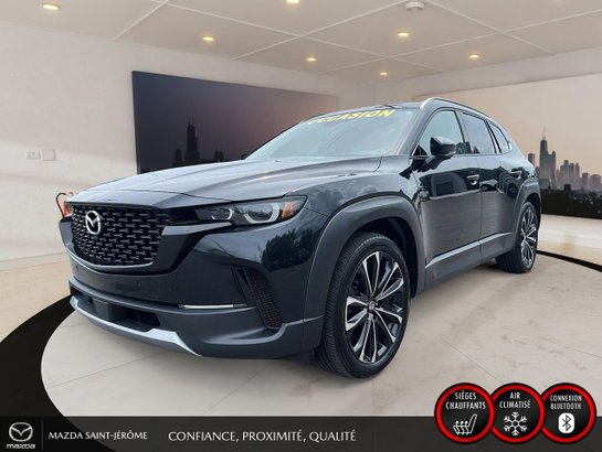 Mazda CX-50 GT avec moteur turbo | TOIT PANORAMIQUE | CUIR | AWD | 2024 Noir