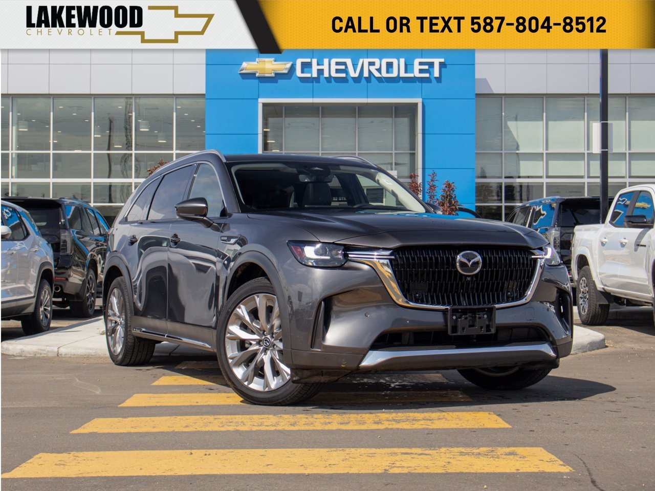 2025 Mazda CX-90 MHEV GT AWD Grey Sherwood Park - photo #0