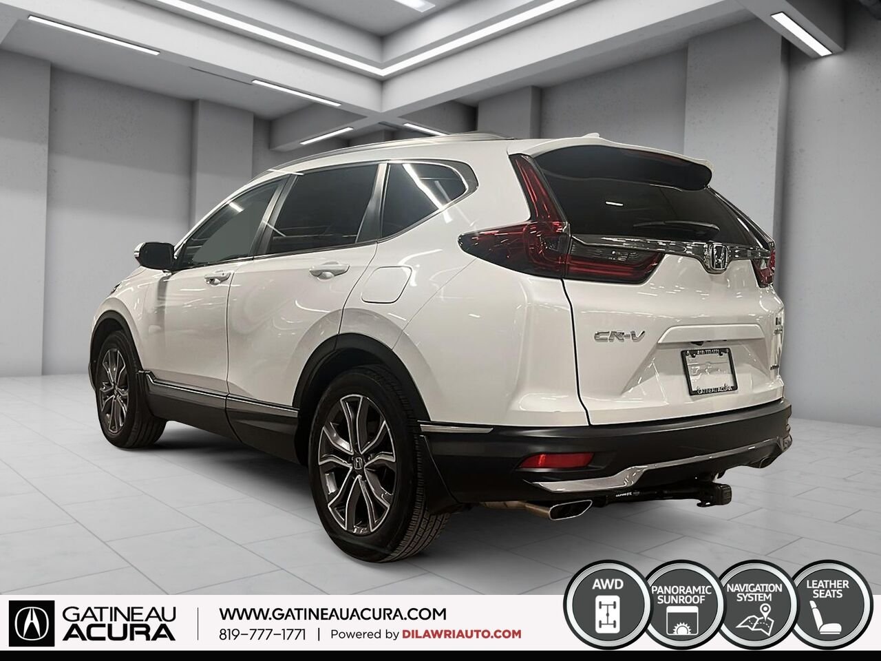 2020 Honda CR-V Touring AWD White Gatineau - photo #17