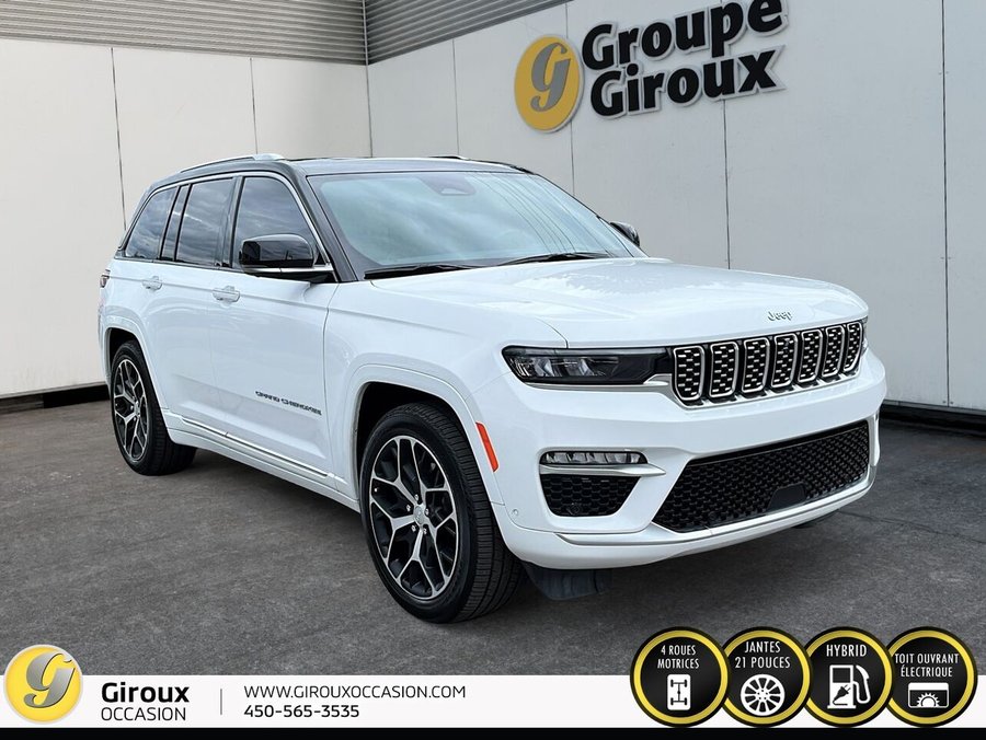 2022 JEEP GRAND CHEROKEE SUMMIT 4XE Summit Reserve 4x4 White