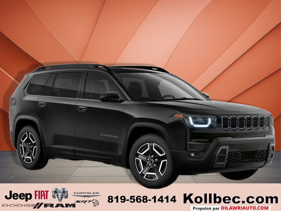 Jeep Cherokee 2026 Couche nacrée cristal noir étincelant