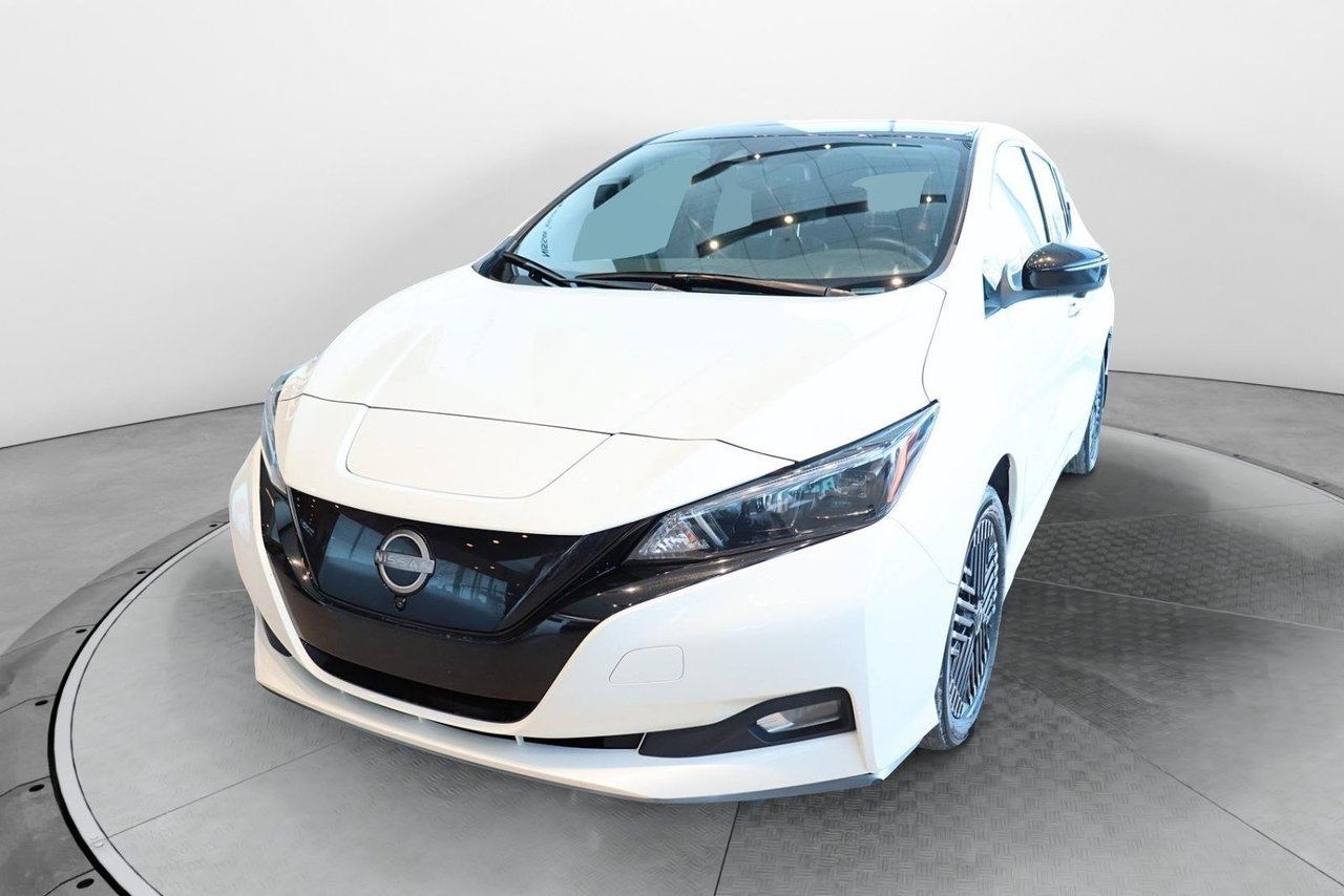 2023 Nissan LEAF VIN 1N4CZ1DV2PC554251 White Chicoutimi - photo #0