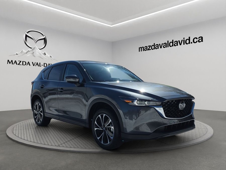 2025 Mazda CX-5 Gs, awd, Toit ouvrant, volant et rétroviseurs chauffants, hayon électrique Polymetal Metallic