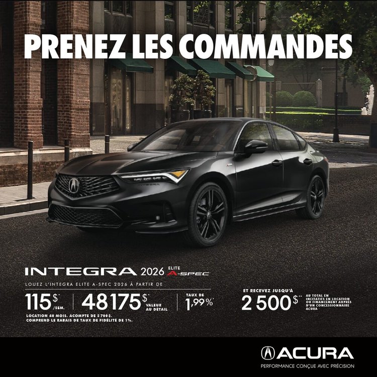 ACURA 1000x1000 juillet INTEGRA 2026 FR