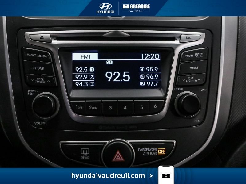 Hyundai Accent 2016 Noir Saint-Eustache - photo #24