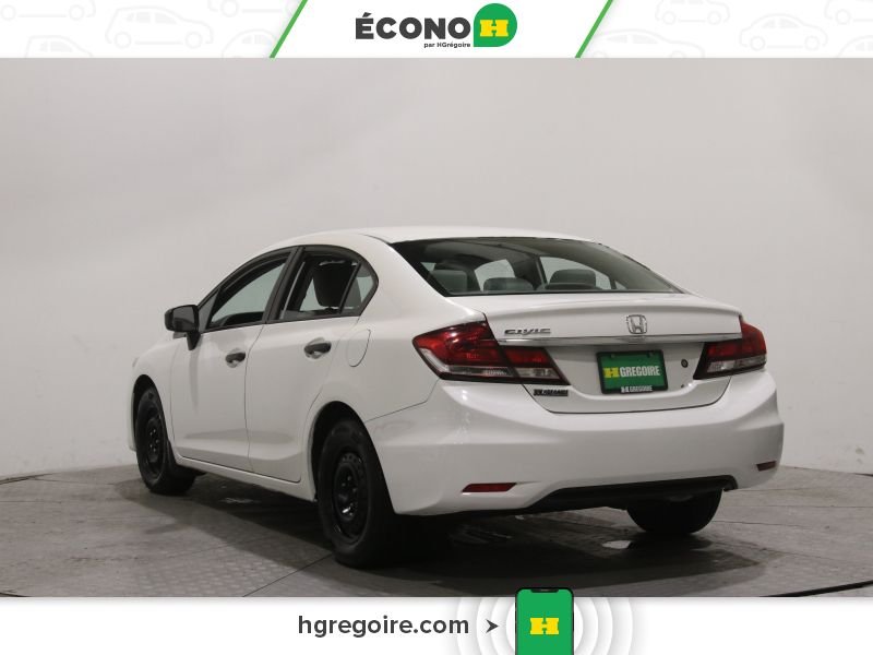 2014 Honda Civic White Blainville - photo #5