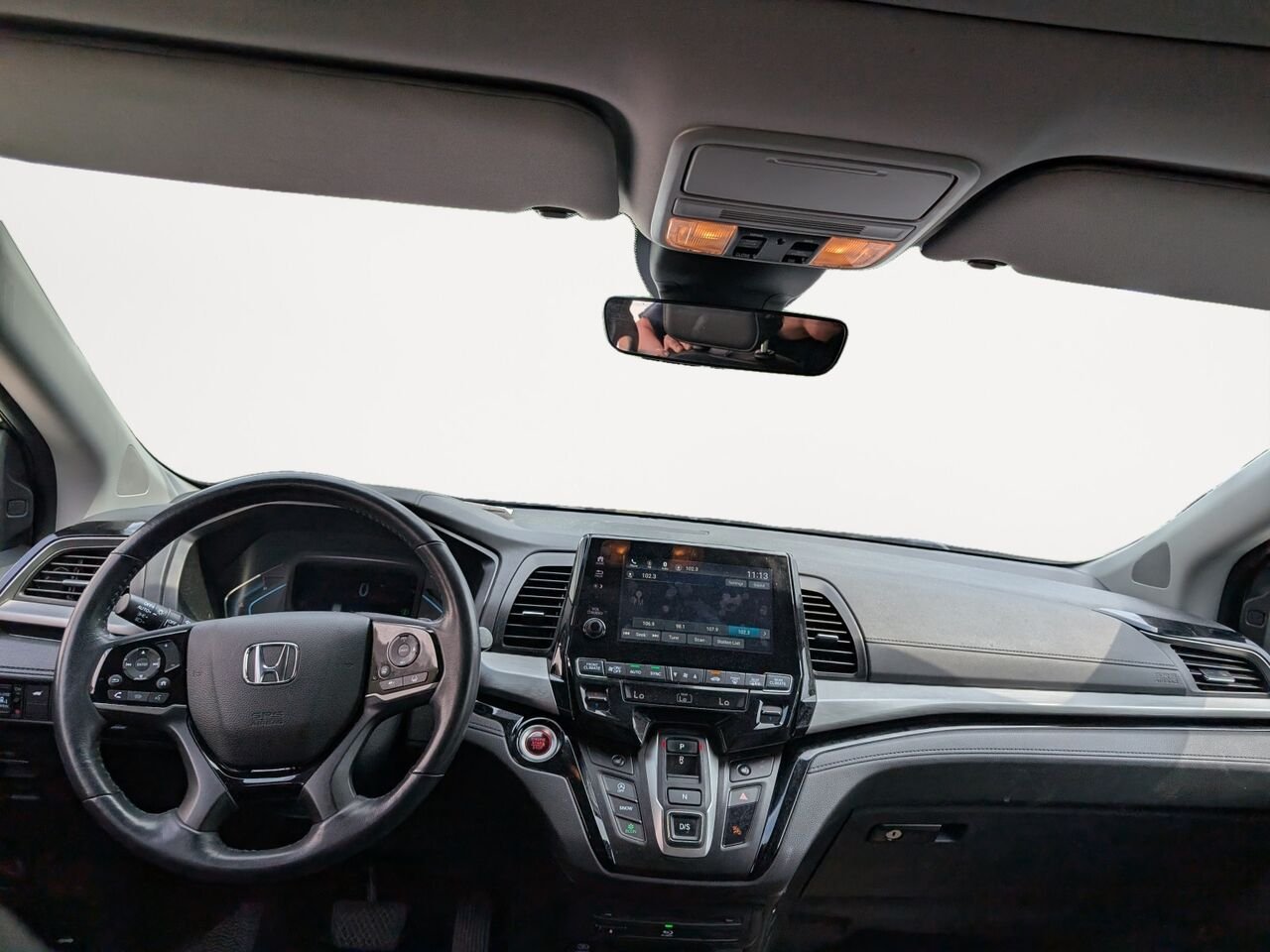 Honda Odyssey EX-L/SIÈGES CHAUFFANTS/SIÈGES EN CUIR/TOIT OUVRANT/AC BIZONE 2023 Gris Sherbrooke - photo #15