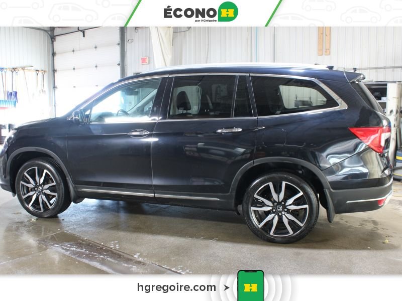 Honda Pilot R3693A | TOURING CUIR TOIT CAMERA BLUETOOTH SIEGES CHAUFFAN 2019 Noir Laval - photo #4