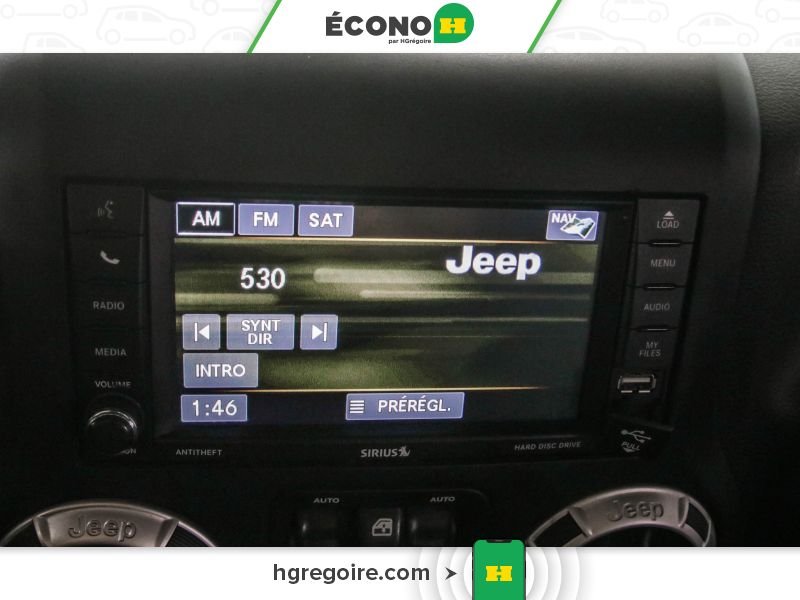 Jeep Wrangler 820666 | Sahara 4X4 AUTO GR ÉLEC A/C MAGS 2018 Rouge Laval - photo #10